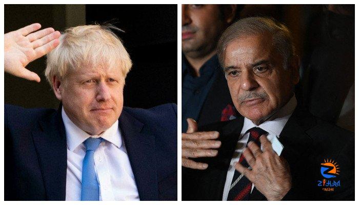 Britain’s Boris Johnson seeks to work with PM Shehbaz Sharif