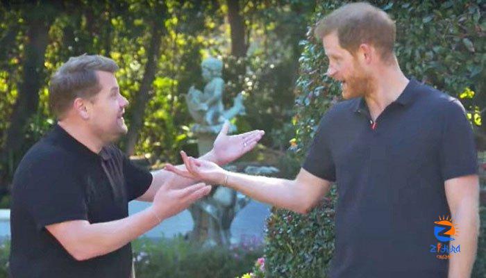 James Corden reveals his kids go on playdates with Prince Harry children