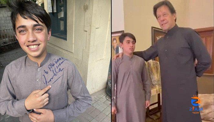 Imran Khan’s young fan gets emotional after meeting his idol