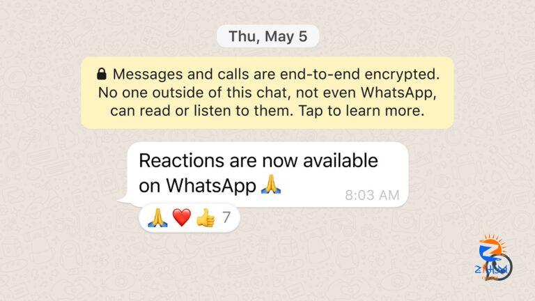 WhatsApp Starts Rolling Out Emoji Reactions