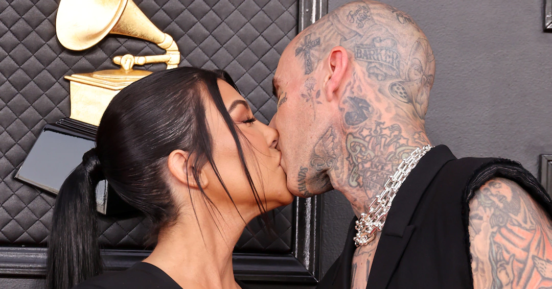 See Kourtney Kardashian’s Family React to Travis Barker Marriage