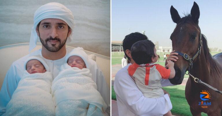 Sheikh Hamdan shares photo of his twins to mark their 1st birthday