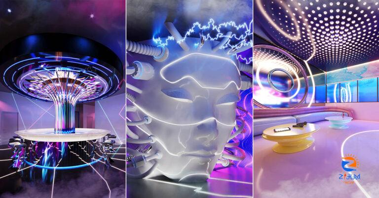 Check out this futuristic new Dubai nightclub, complete with epic karaoke room