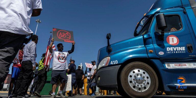 Protesting Truckers Pledge Extended Blockade of Port of Oakland