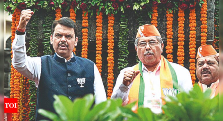 Maharashtra BJP chief Chandrakant Patil says Eknath Shinde made CM with ‘heavy heart’ | Mumbai News