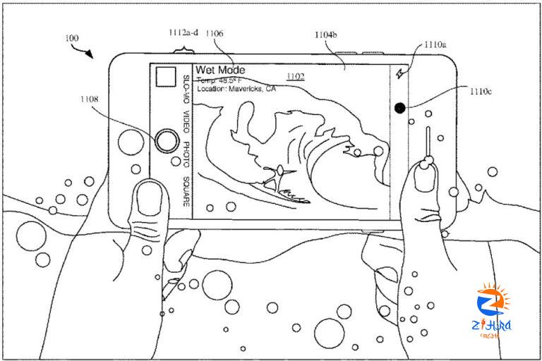 Apple Patent Describes Better Functionality With Wet Screens