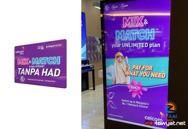 Celcom Introduces Mix & Match Feature For Xpax Prepaid Plan