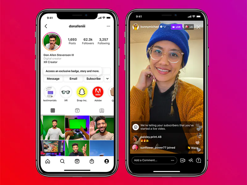 Instagram Adds More Features To Subscriptions