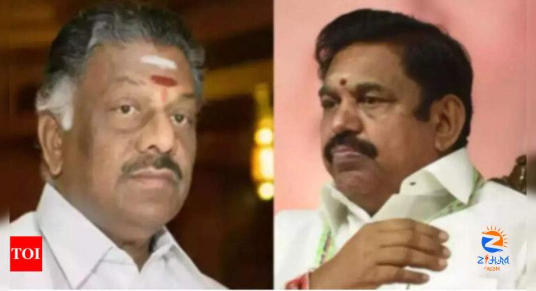 OPS-EPS fight: Madras high court sets aside order invalidating AIADMK’s July 11 general council meeting | Chennai News