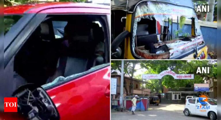 PFI Protest LIVE Updates: Vehicles damaged during Kerala bandh called by PFI over raids