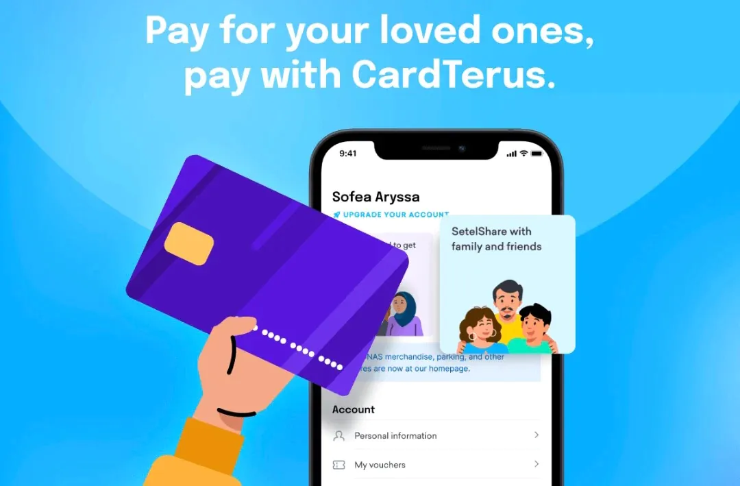 Setel Share Adds Support For CardTerus