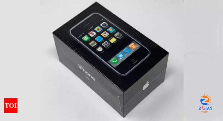 Unopened, factory sealed 2007 iPhone sells for 65 times its original price: Here’s how much it cost