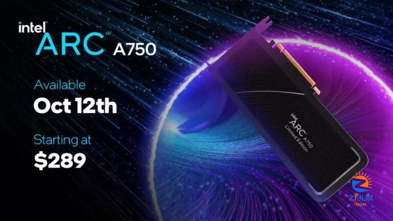 Intel ARC A750 Coming 12 October; Retails From US$289