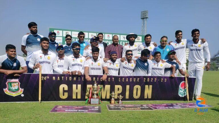 Rangpur Division clinch their second National Cricket League title