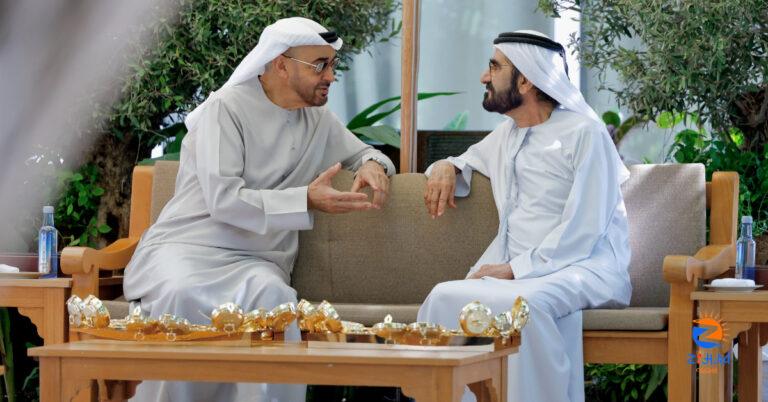 Sheikh Mohammed meets UAE president Sheikh Mohamed