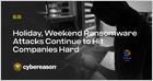 Survey of 1,203 cybersecurity professionals: 33%+ said their organization lost more money from holiday or weekend ransomware attacks, up from 13% in 2021 (Meridith Levinson/Cybersecurity Software)