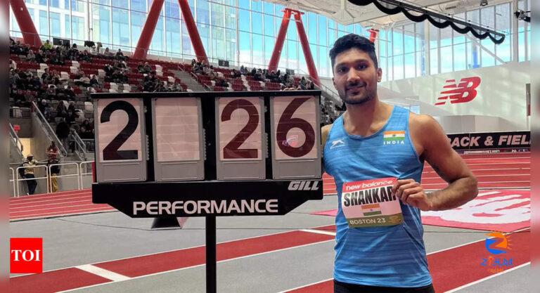 Tejaswin Shankar overcomes former world champion’s challenge to win high jump gold in Boston | More sports News