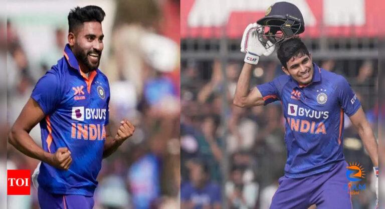 ICC nominates Mohammed Siraj, Shubman Gill for Player of the Month Award | Cricket News