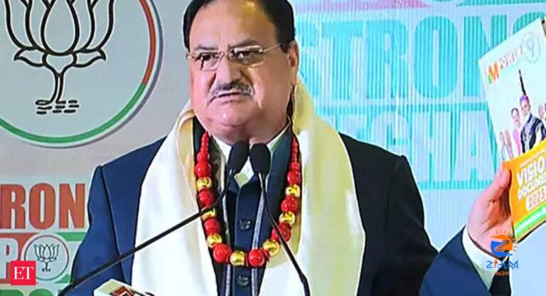 Meghalaya Elections 2023: JP Nadda releases BJP's manifesto, promises 7th pay commission implementation