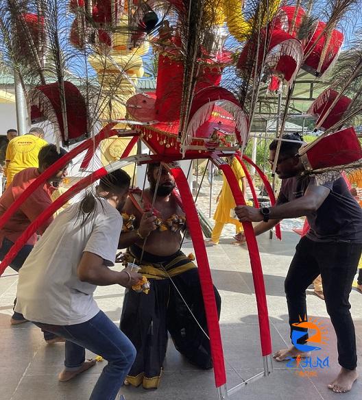 Cop performs Thaipusam procession for first time