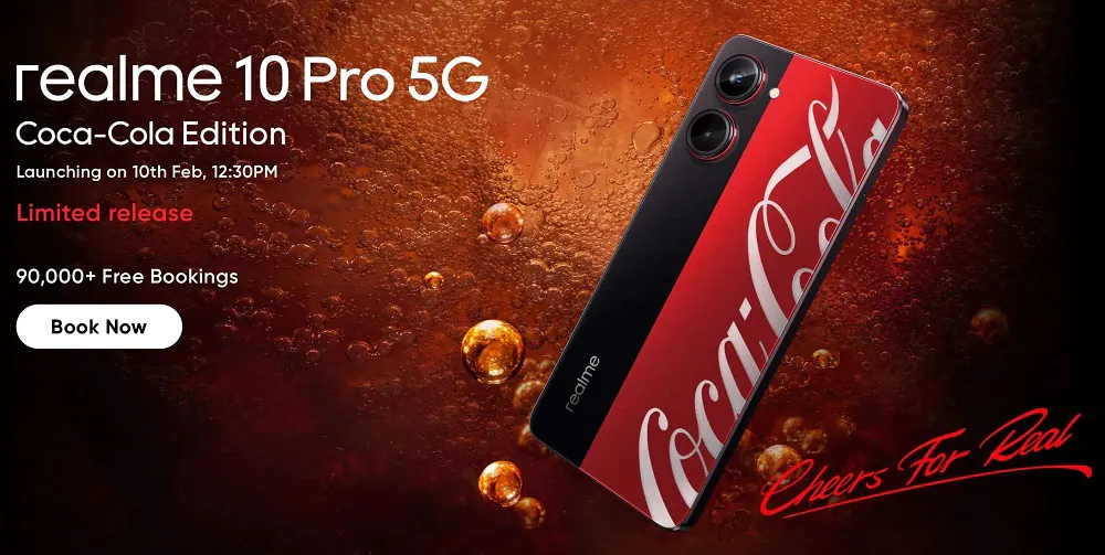 The Coca-Cola Phone Turns Out To Be A realme 10 Pro; Launching On 10 February