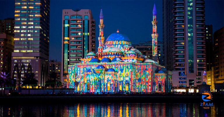 The colourful Sharjah Light Festival returns in February