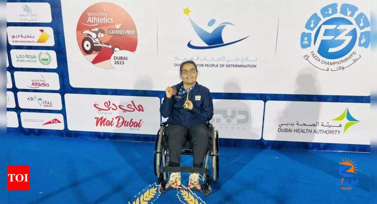 Ekta Bhyan qualifies for World Para Athletics Championships with Asian record, Indian para athletes win 7 medals in Dubai GP | More sports News