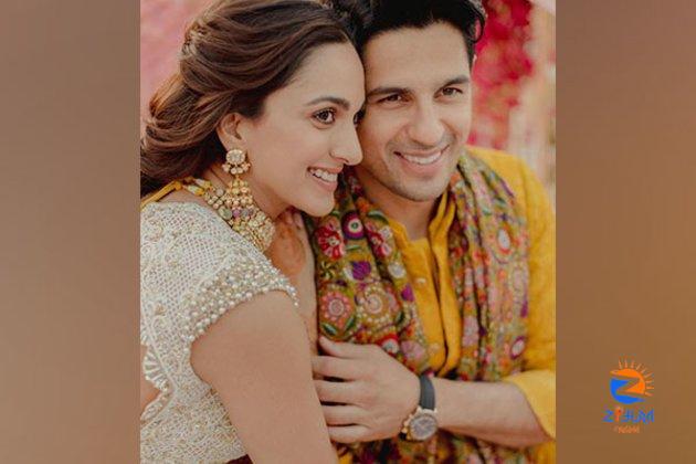 Sidharth Malhotra, Kiara Advani wish “Happy Holi” to fans as newlyweds share vibrant pictures from Haldi ceremony