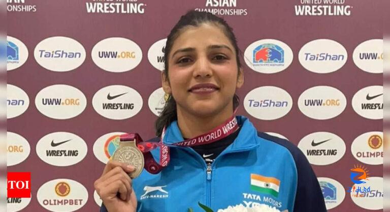 Nisha Dahiya wins silver at Asian wrestling meet | More sports News