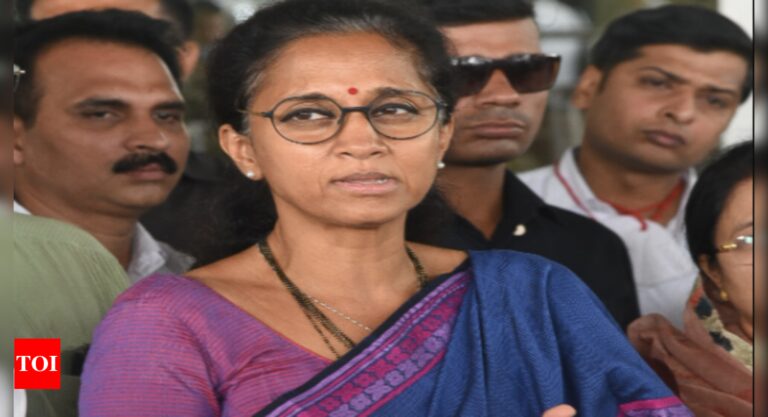 Supriya Sule: 2 political earthquakes, one in Delhi & the other in Maharashtra, in 15 days | Mumbai News