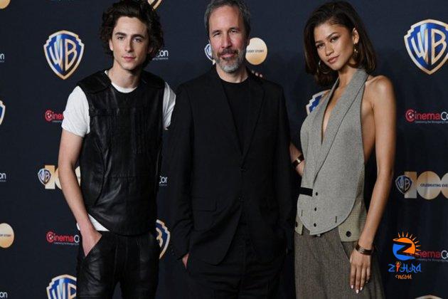 Zendaya, Timothee Chalamet arrive at CinemaCon to unveil ‘Dune: Part Two’ trailer