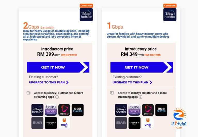 Unifi 1Gbps and 2Gbps Plans To Start At RM349 Per Month