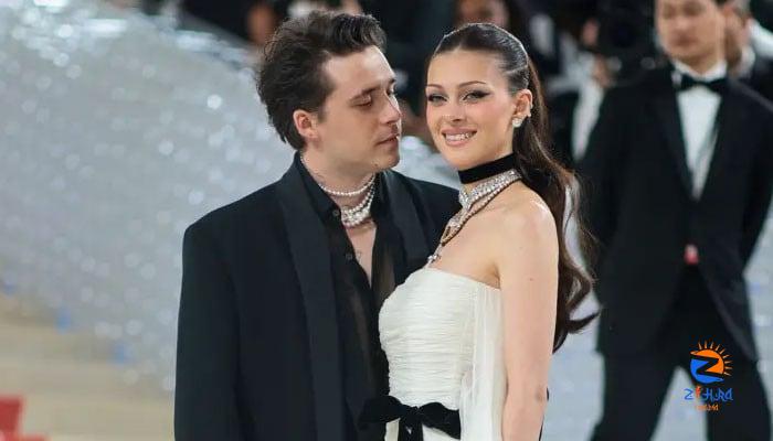 Nicola Peltz and Brooklyn Beckham appear in bridal-esque look for 2023 Met Gala