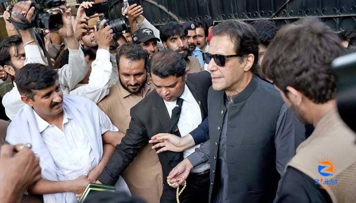 Imran Khan arrives at ATC for bail