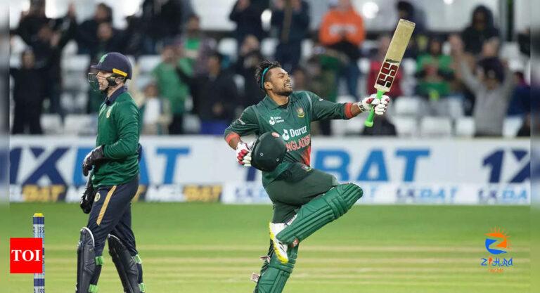 2nd ODI: Ton-up Najmul Hossein, Mushfiqur Rahim star as Bangladesh win Ireland thriller | Cricket News