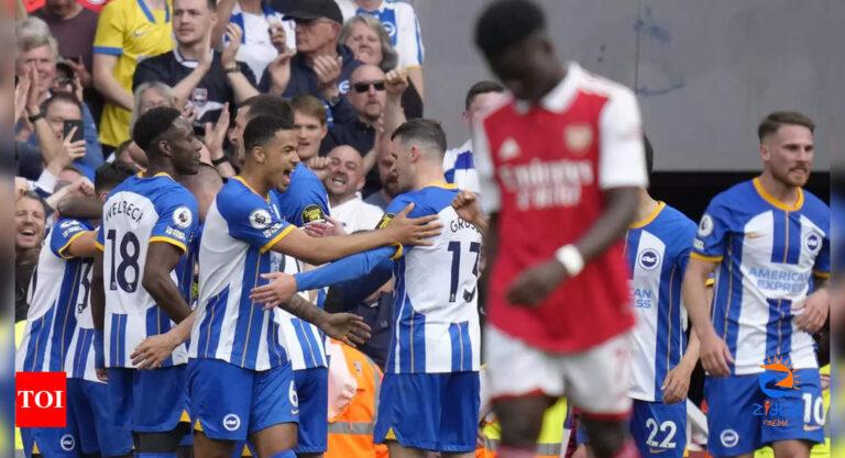 EPL: Arsenal title hopes crushed after defeat by Brighton | Football News