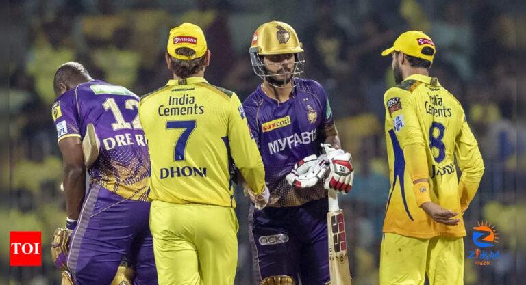 CSK vs KKR IPL 2023: MS Dhoni cites dew factor after CSK’s defeat; Nitish Rana thanks KKR coach Chandrakant Pandit for his idea | Cricket News