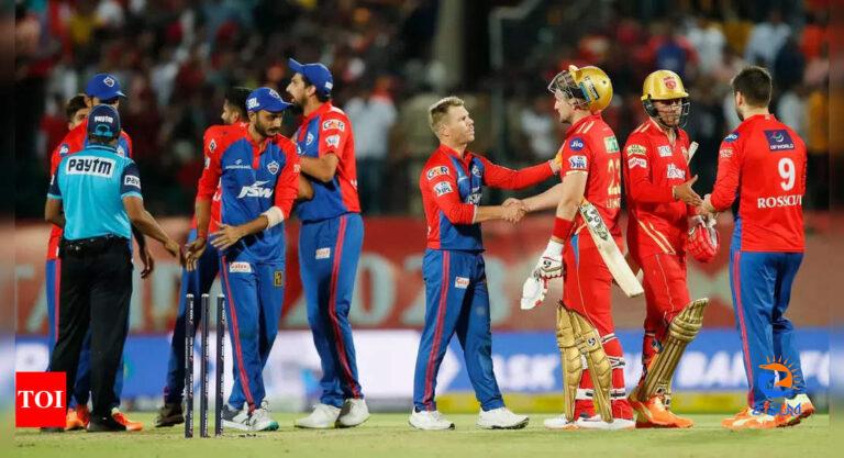 PBKS vs DC Highlights: Delhi Capitals survive Liam Livingstone scare to put Punjab Kings on brink of elimination | Cricket News