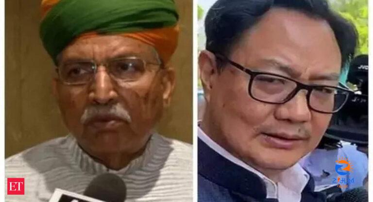 Kiren Rijiju moved out; Arjun Meghwal new law minister