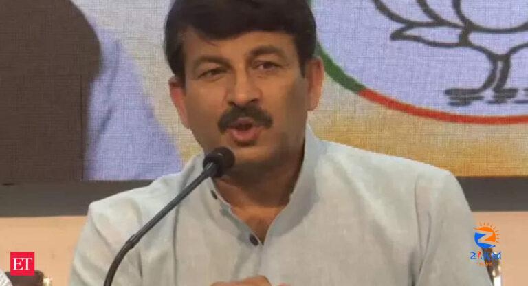 manoj tiwari: Most corrupted Kejriwal hurls corruption allegations against others: BJP MP Manoj Tiwari – The Economic Times Video