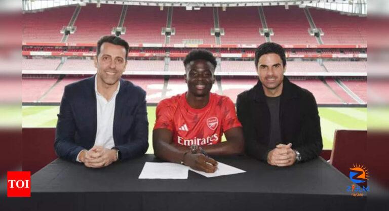 Bukayo Saka commits future to Arsenal, signs new long-term deal | Football News