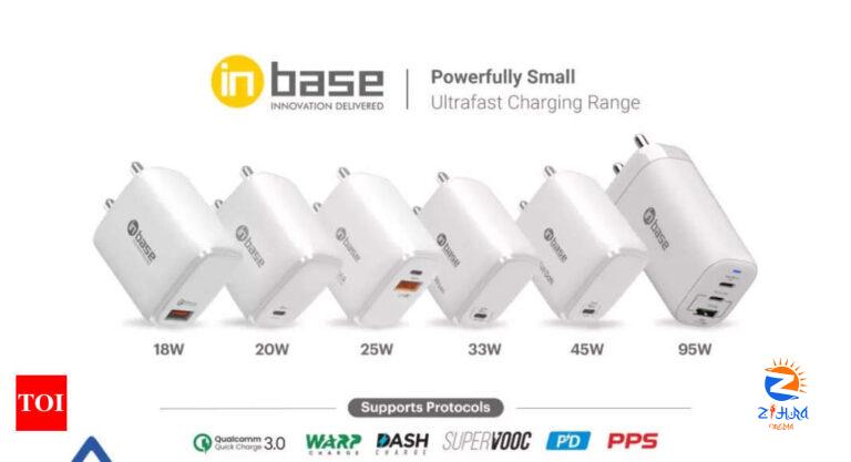 Inbase: Inbase launches 7 multi-protocol chargers: Price, features and more