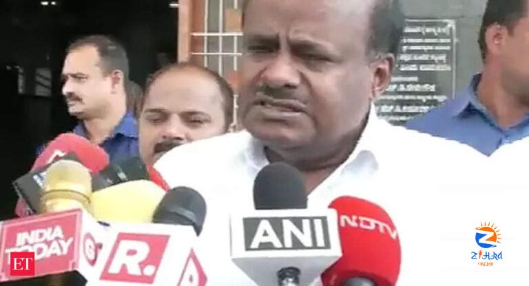 Kumaraswamy hits out at Congress, says ‘when they inaugurated Vikasa Soudha, Governor wasn’t invited’ – The Economic Times Video