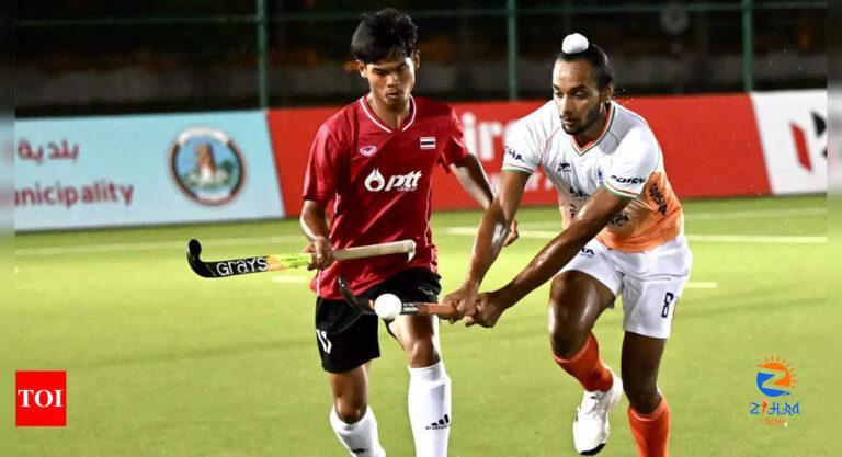 India enter men’s Junior Asia Cup hockey semifinal with 17-0 win over Thailand | Hockey News