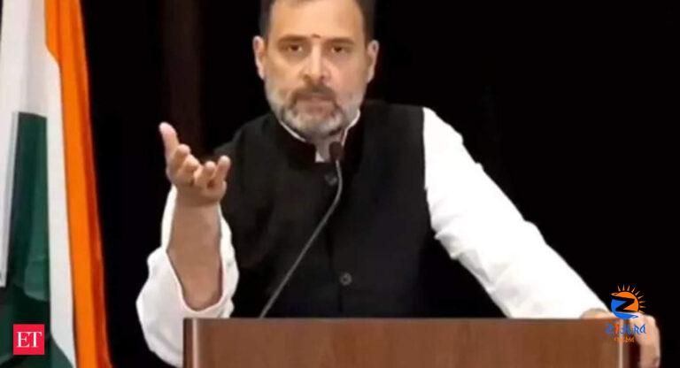 Rahul Gandhi in US: Modi Ji will start even explaining God how universe works – The Economic Times Video