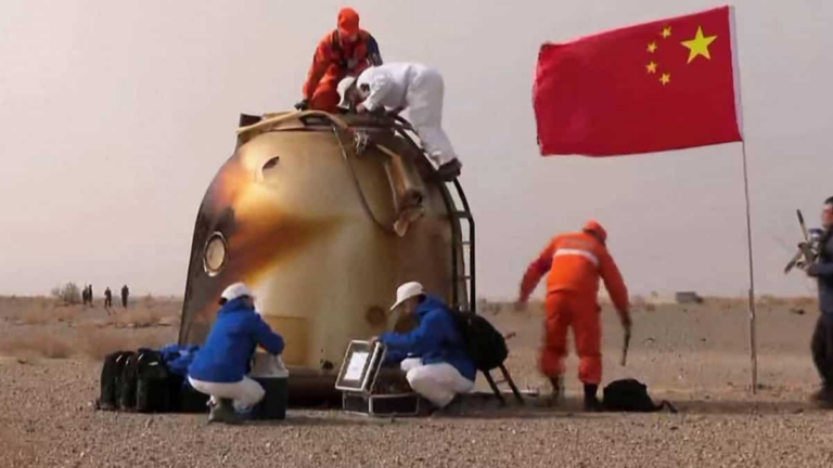 Mysterious Chinese spacecraft returns to Earth after 9-month space voyage