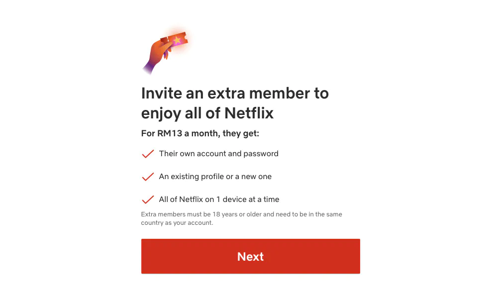 Netflix Paid Sharing For Extra Members Is Now Enforced In Malaysia; Costs RM13 Per Month