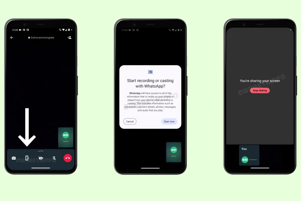 WhatsApp Currently Testing Screen Sharing During Video Calls