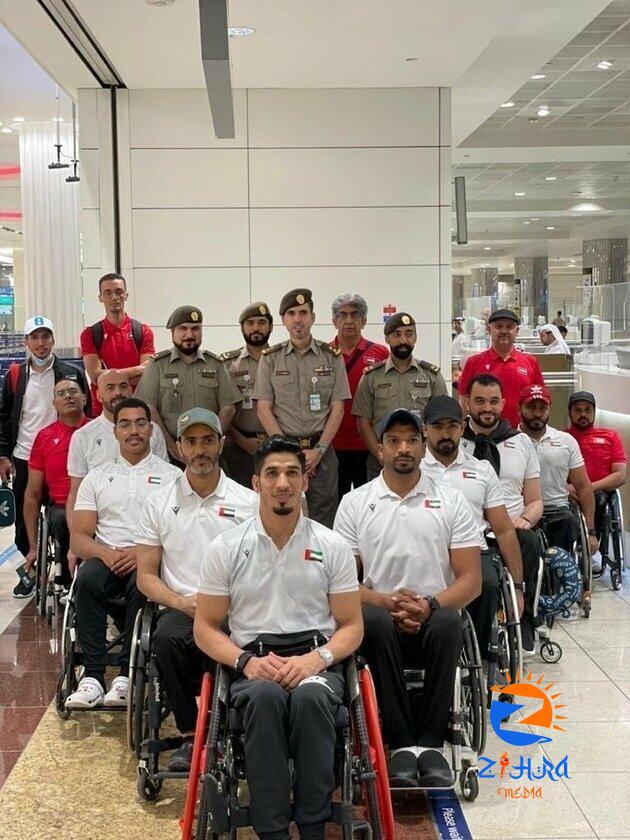 UAE wheelchair basketball team participates in the final qualifiers for Hangzhou Asian Para Games