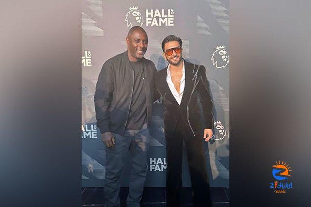 When Ranveer Singh met fellow “gooner” Idris Elba